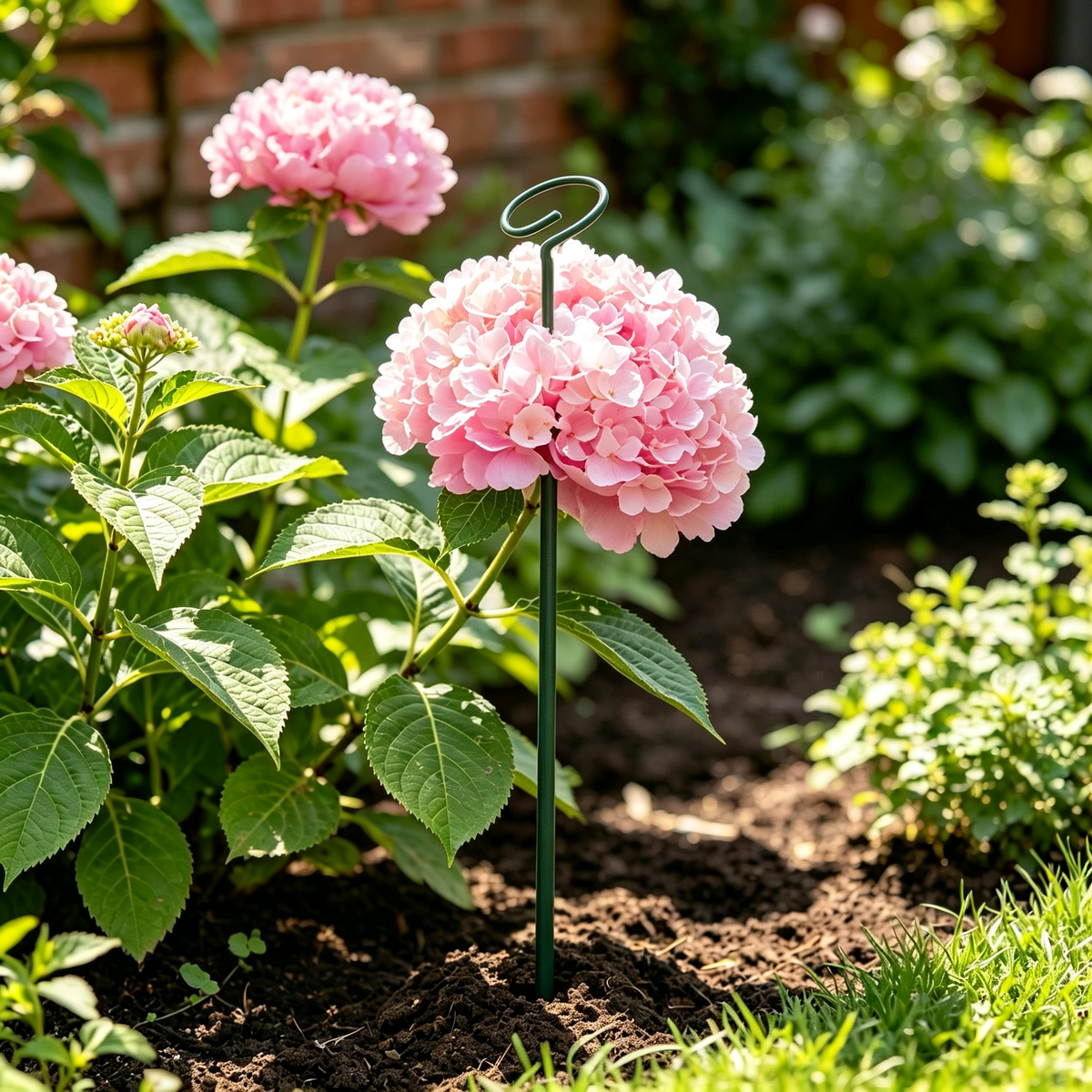 🌿 Plant Support Stake | Green Metal Garden Holder