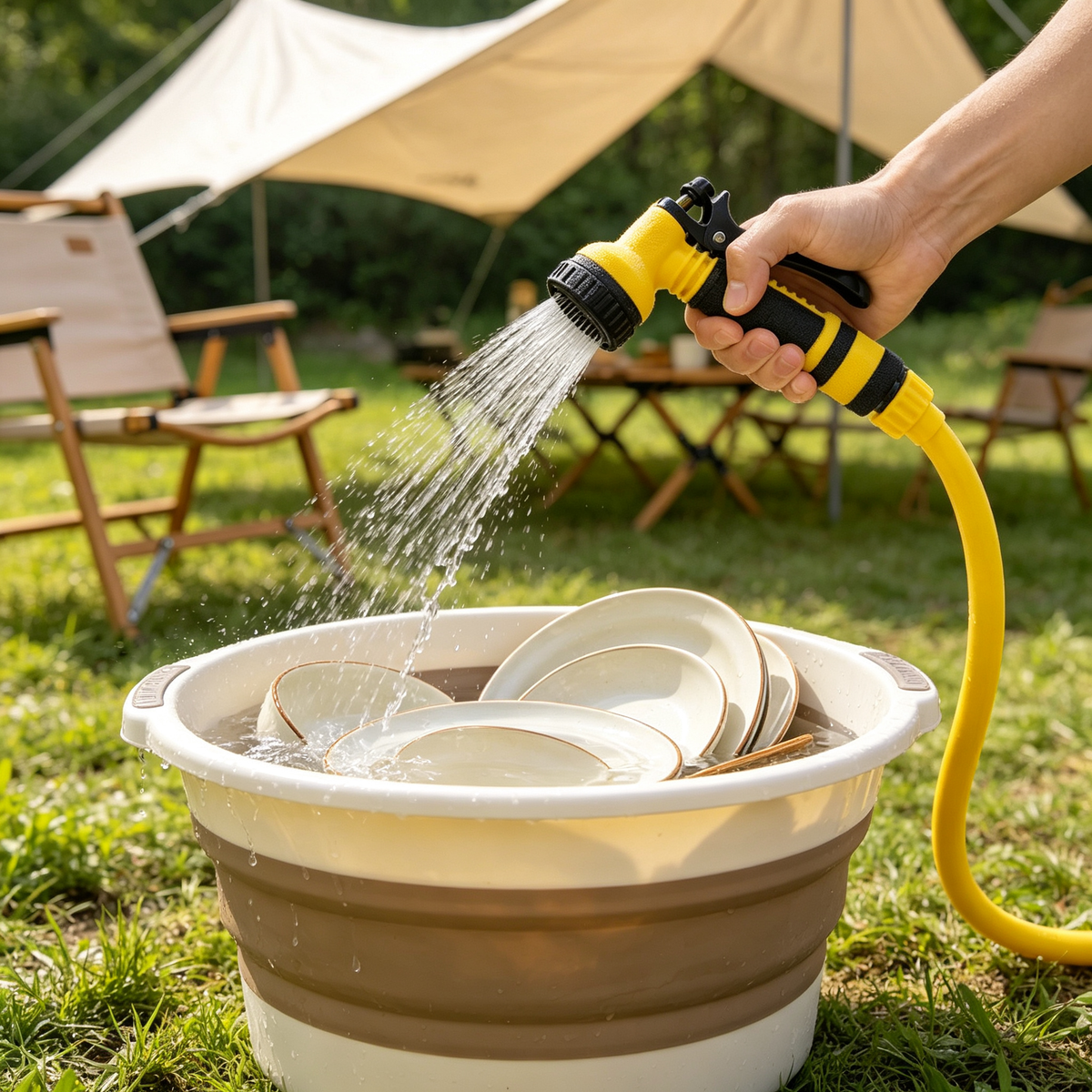 💦 Garden Hose Nozzle | Adjustable Water Sprayer