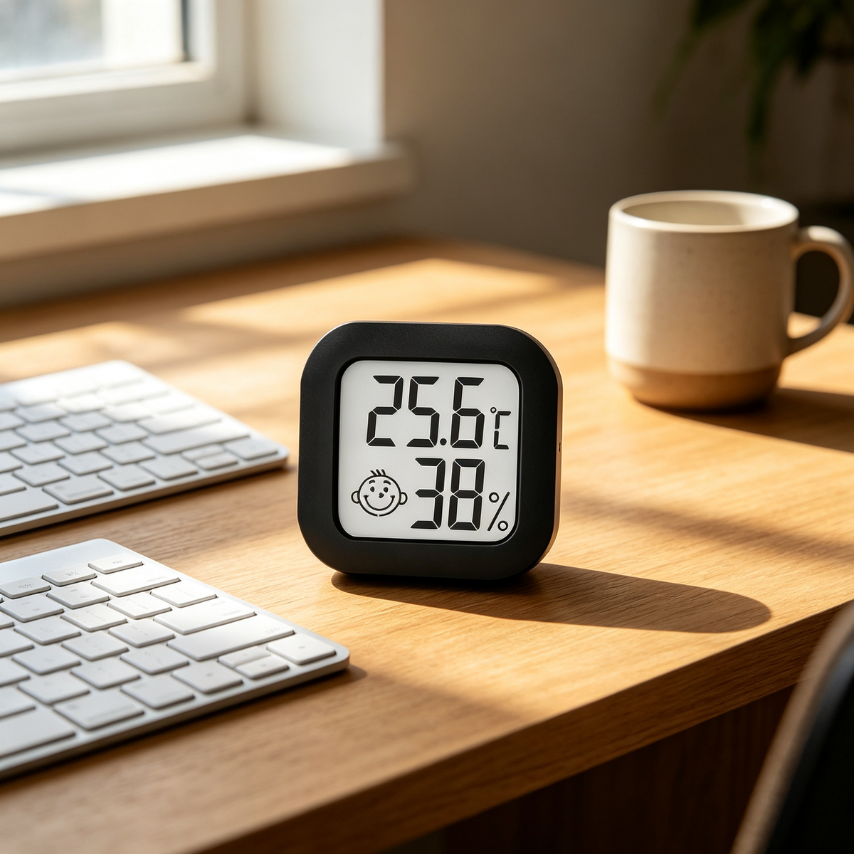 🌡️ Mini Hygrometer | Digital Temperature Humidity Monitor