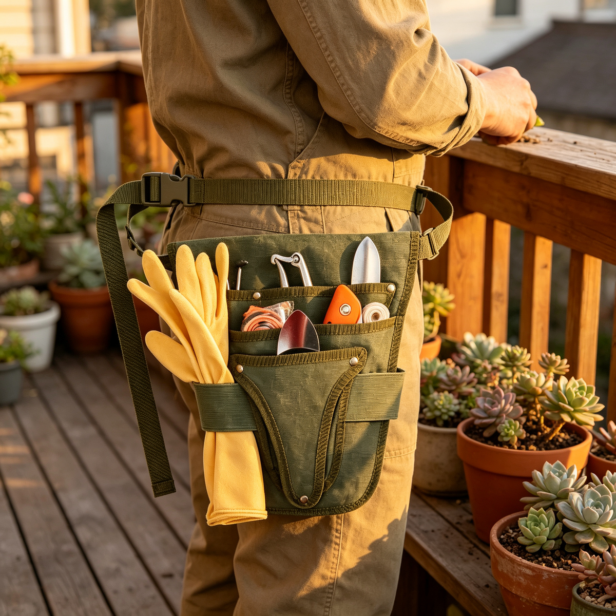 π Garden Tool Belt | Gardening Storage Bag