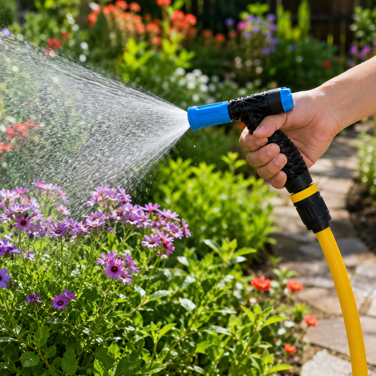💦 High-Pressure Hose Nozzle | Adjustable Jet Sprayer