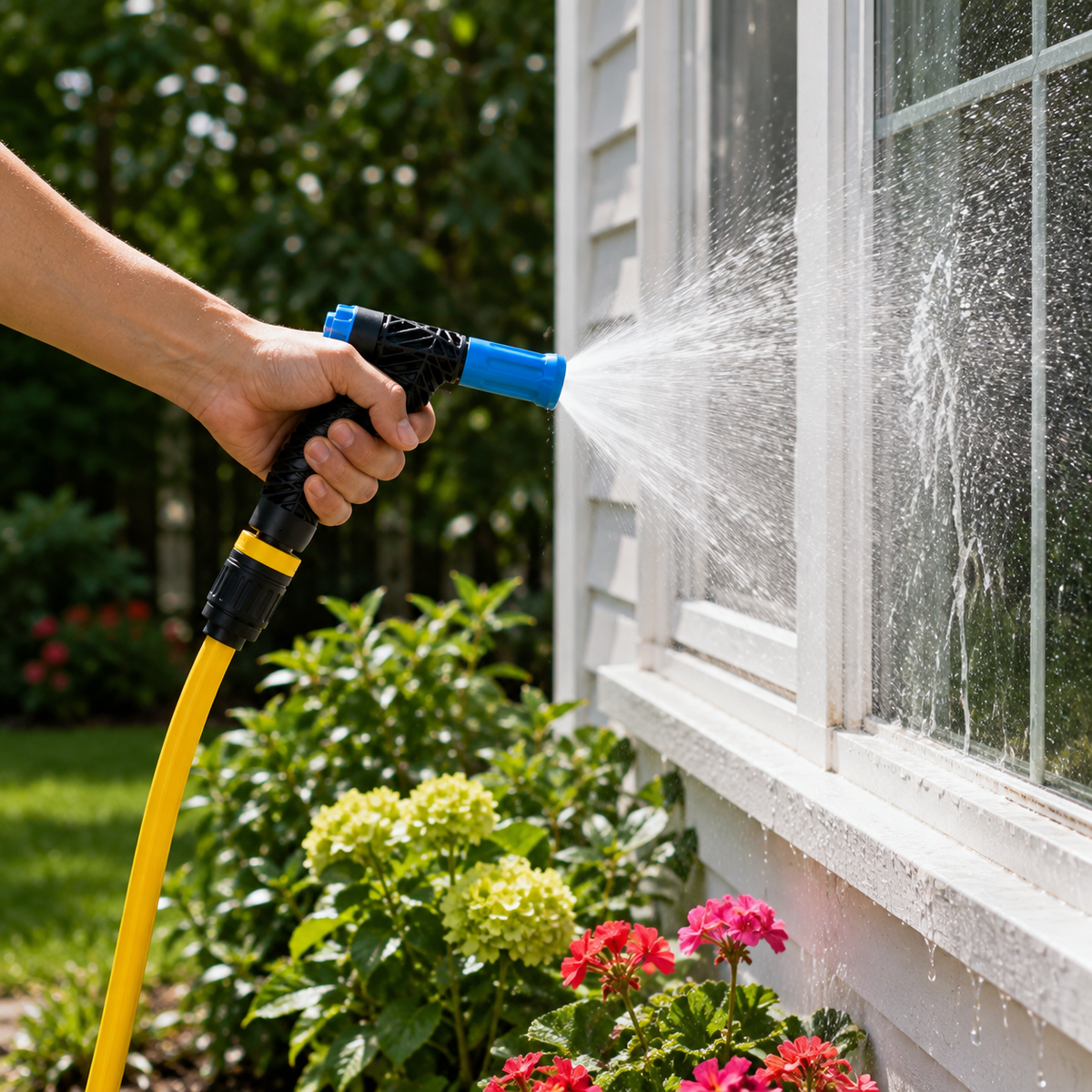 💦 High-Pressure Hose Nozzle | Adjustable Jet Sprayer