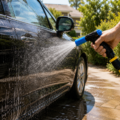 💦 High-Pressure Hose Nozzle | Adjustable Jet Sprayer