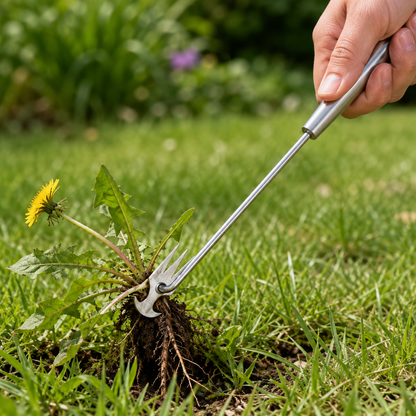 🌱 Garden Weeding Tool | Stainless Steel Design | Precision Root Removal