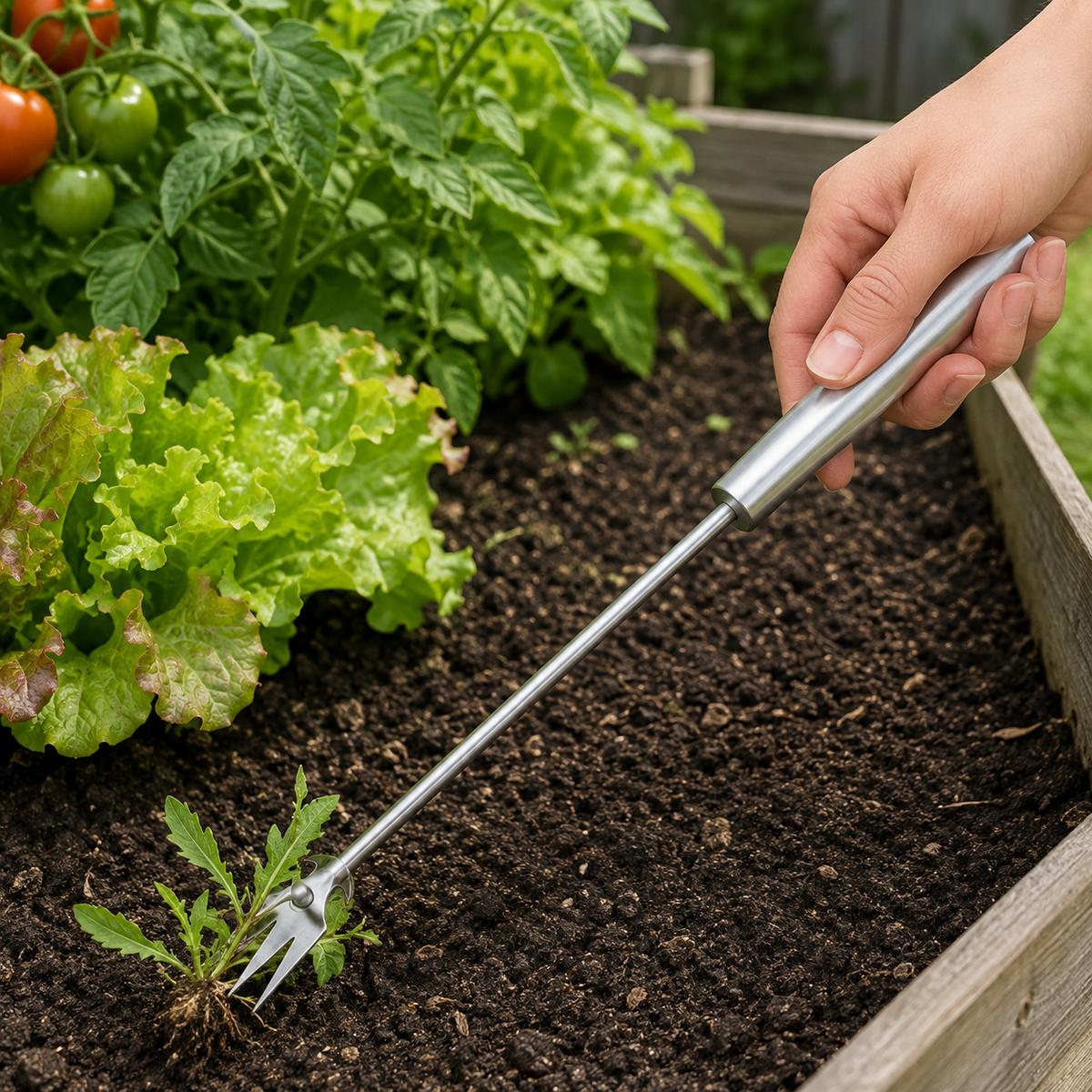 🌱 Garden Weeding Tool | Stainless Steel Design | Precision Root Removal