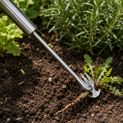 🌱 Garden Weeding Tool | Stainless Steel Design | Precision Root Removal