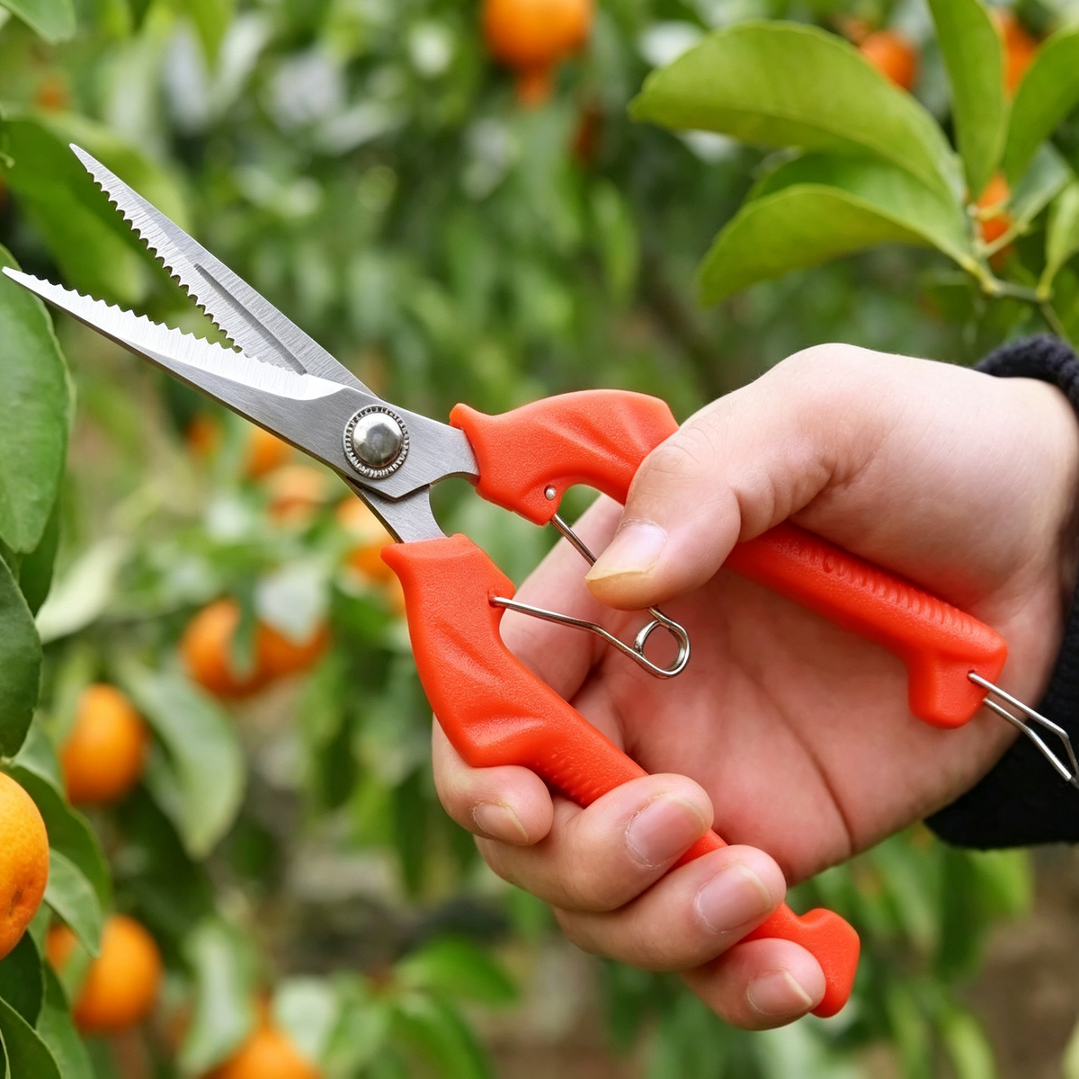 🍊 Fruit Picking Shears | Stainless Steel Blades | Precision Garden Harvesting