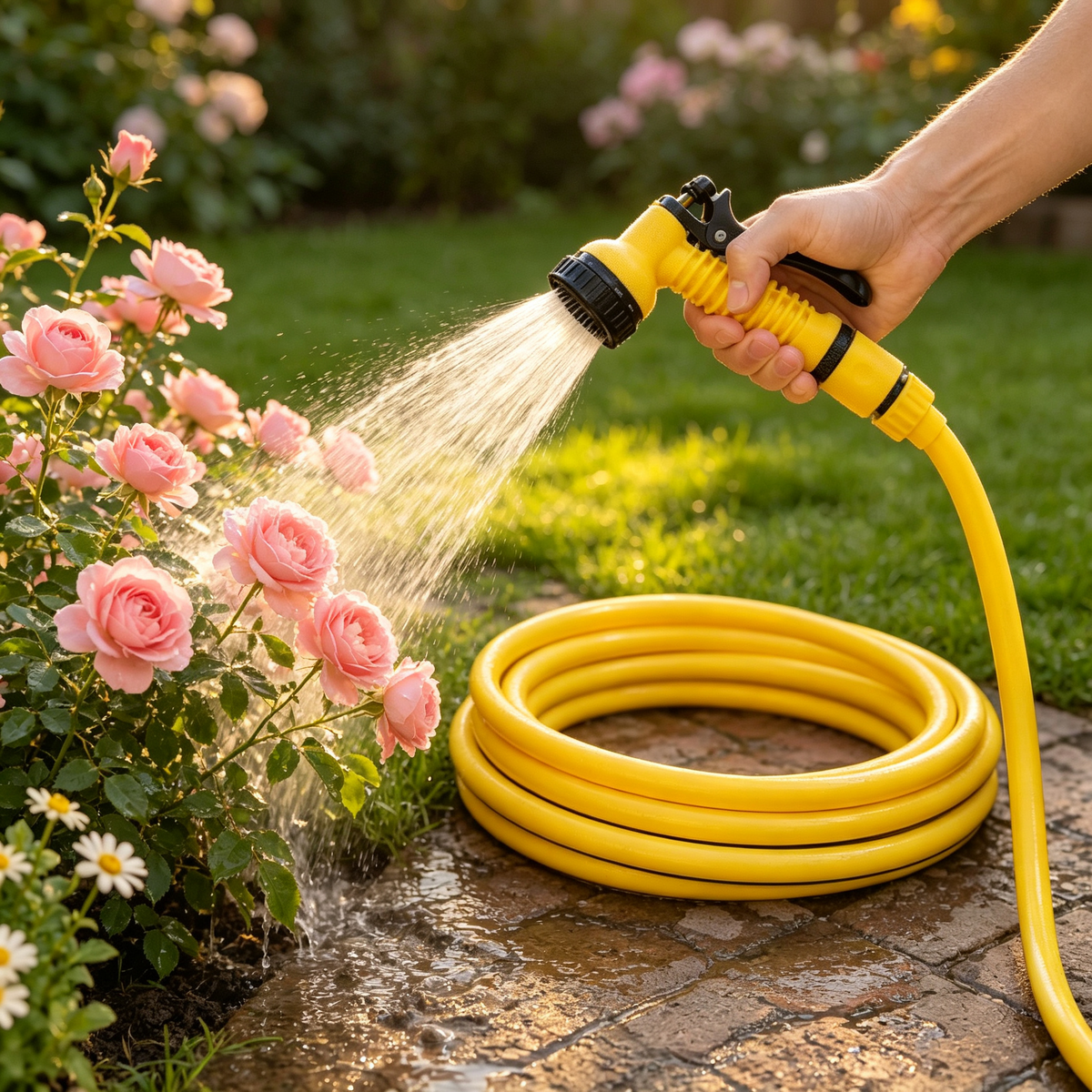 💦 Garden Hose Nozzle | Adjustable Water Sprayer