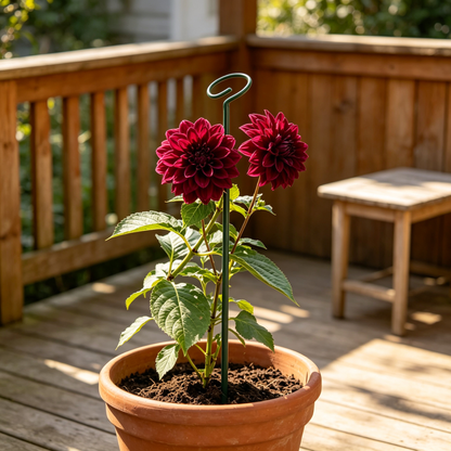 🌿 Plant Support Stake | Green Metal Garden Holder