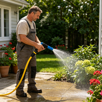 💦 High-Pressure Hose Nozzle | Adjustable Jet Sprayer
