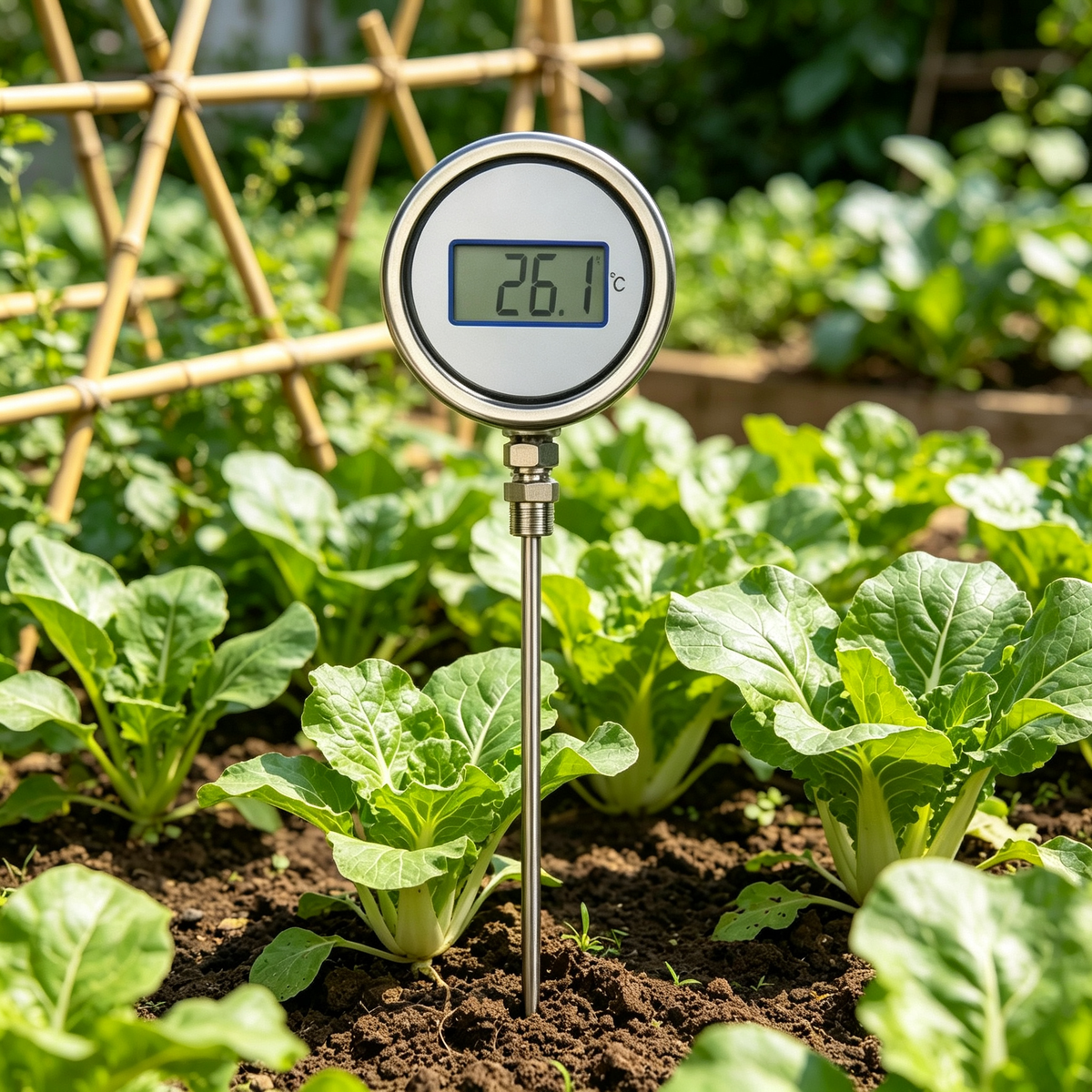 🌱 Soil Moisture Meter | Stainless Steel Probe Monitor
