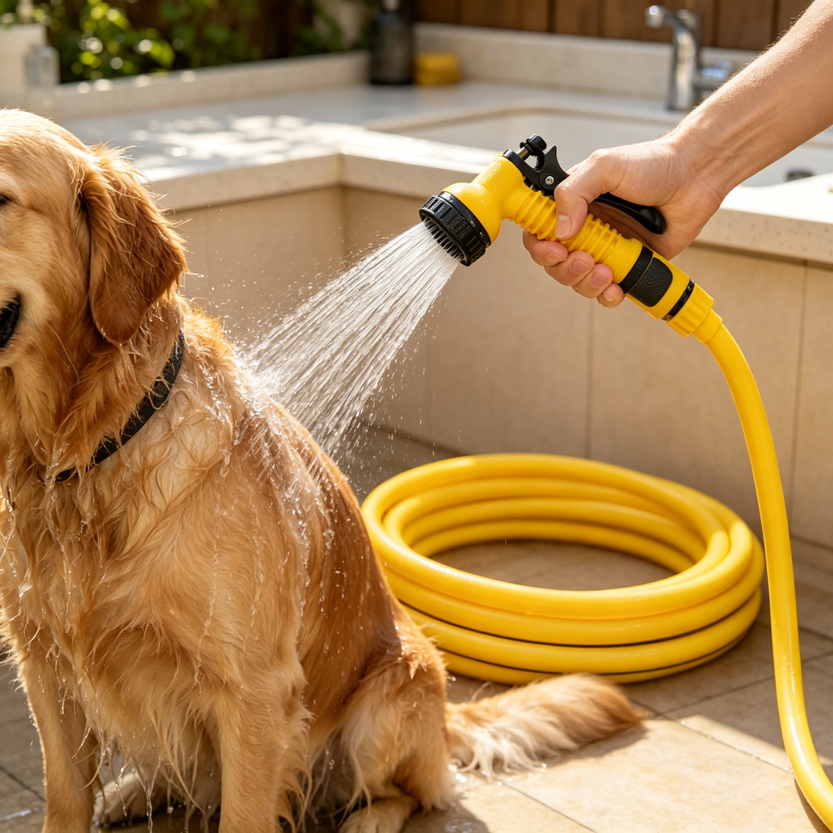 💦 Garden Hose Nozzle | Adjustable Water Sprayer