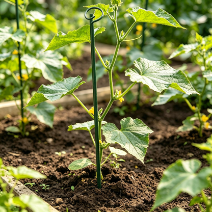🌿 Plant Support Stake | Green Metal Garden Holder