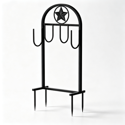 🚿 Garden Hose Holder | Heavy Duty Water Hose Storage Stand | Outdoor Yard Organizer
