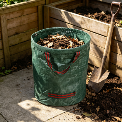 🍂 Heavy Duty Garden Leaf Bag | Large Reusable Yard Waste Collection Bag