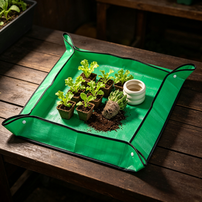 🌱 Garden Repotting Mat | Mess-Free Planting Pad