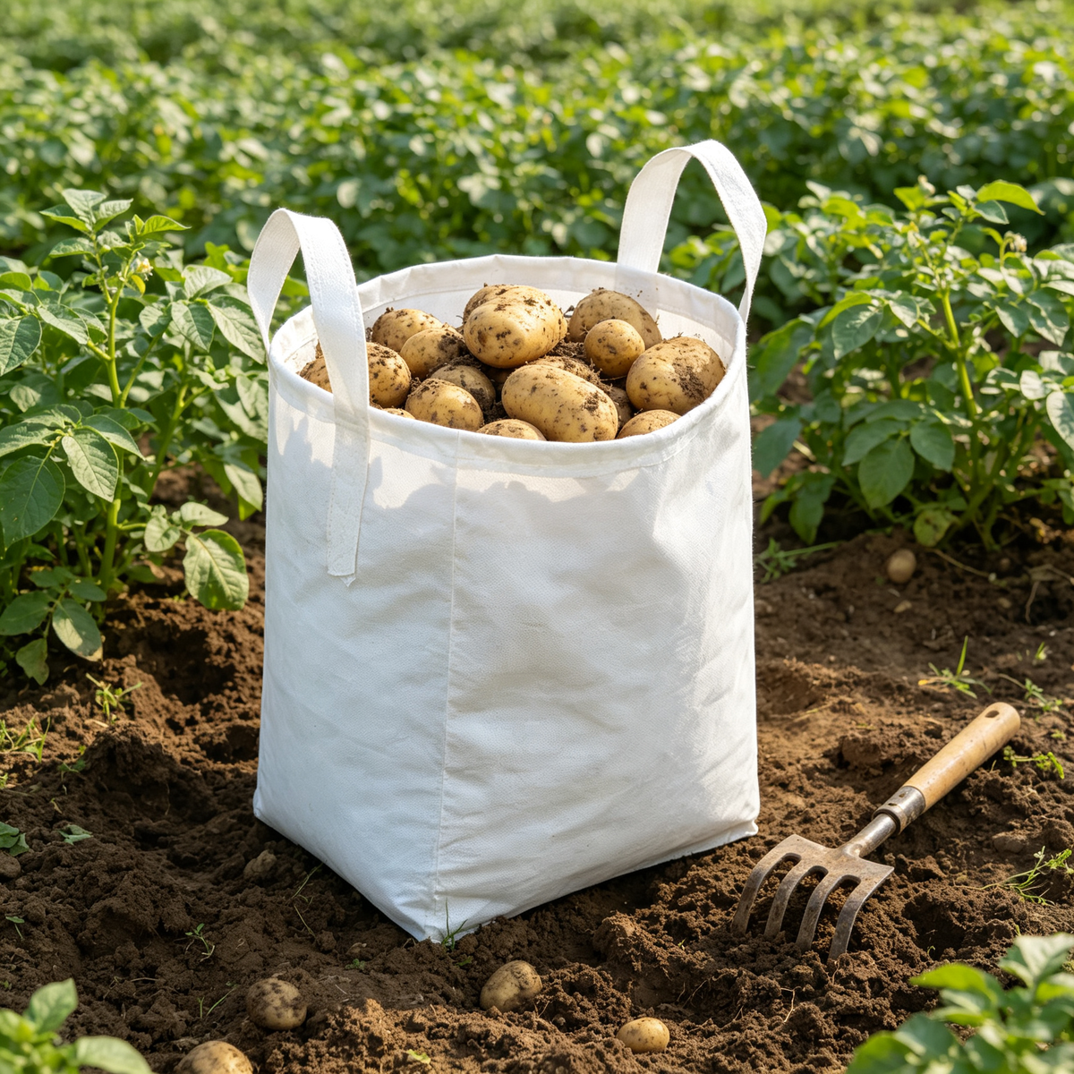 🍂 Garden Waste Bag | Large Reusable Yard Cleanup Bag