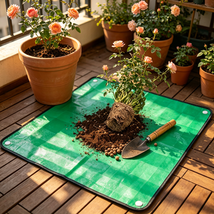 🌱 Garden Repotting Mat | Mess-Free Planting Pad