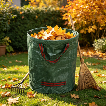 🍂 Heavy Duty Garden Leaf Bag | Large Reusable Yard Waste Collection Bag