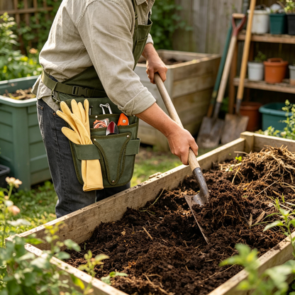 🎒 Garden Tool Belt | Gardening Storage Bag