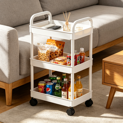 🛒 Rolling Storage Cart | Multi-Level Organizer
