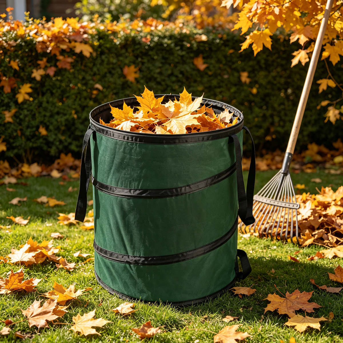 🍂 Leaf Collection Bag | Foldable Garden Waste Bag