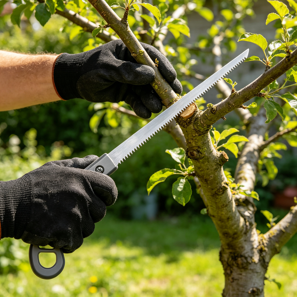 🌳 Garden Pruning Saw | Sharp Serrated Blade
