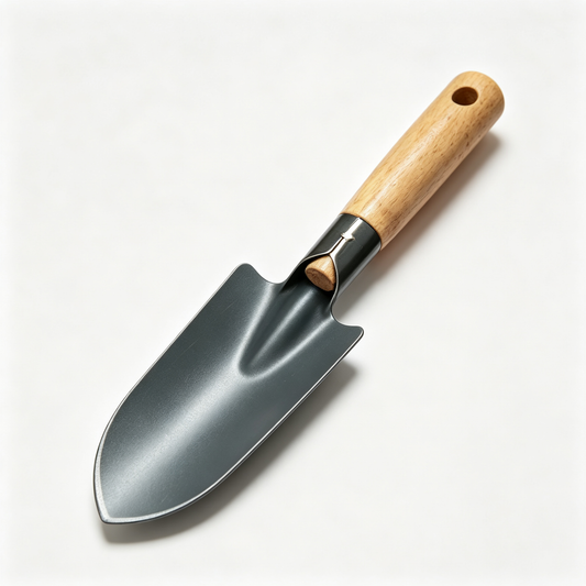 🌱 Premium Garden Trowel | Steel Blade & Wooden Handle