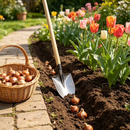 🌿 Heavy Duty Garden Shovel | Durable Steel Blade Design