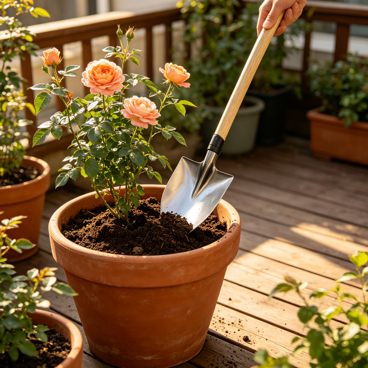 🌿 Heavy Duty Garden Shovel | Durable Steel Blade Design