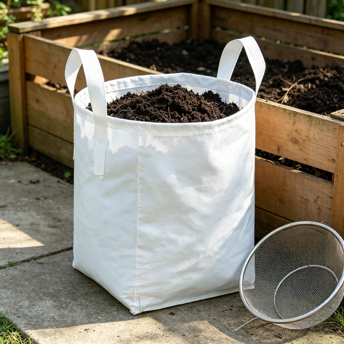 🍂 Garden Waste Bag | Large Reusable Yard Cleanup Bag