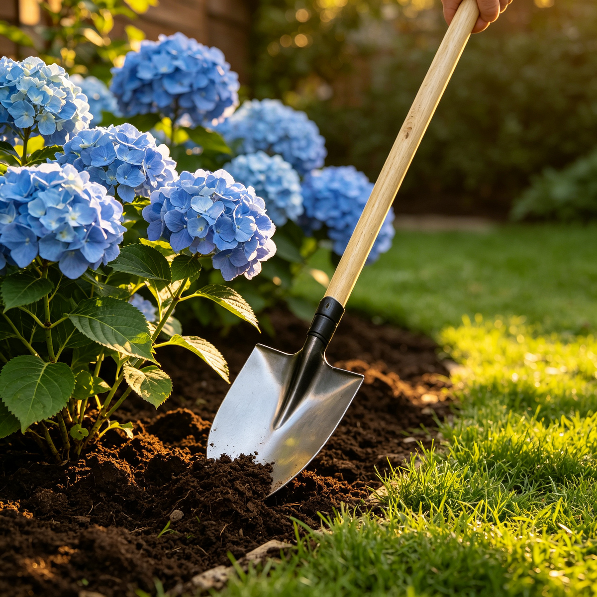🌿 Heavy Duty Garden Shovel | Durable Steel Blade Design