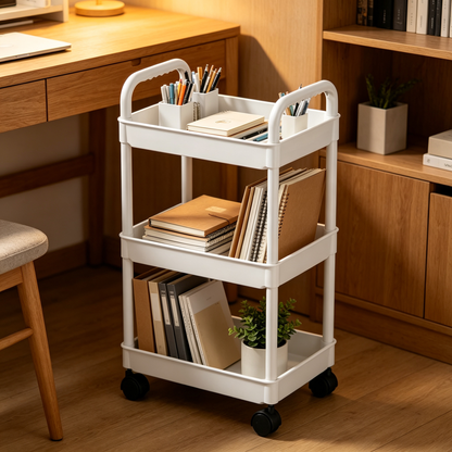 🛒 Rolling Storage Cart | Multi-Level Organizer